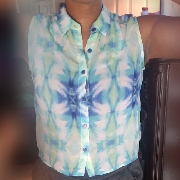 F21 High low blouse - Picture 2 of 2